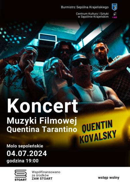 Koncert Quentin Kovalsky – muzyka z filmów Quentina Tarantino