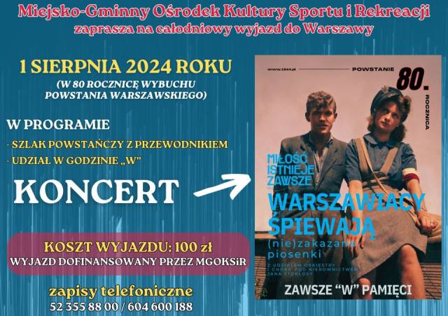Warszawa 44 - Wyjazd z kulturą