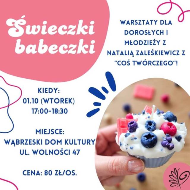 Warsztaty świeczki babeczki