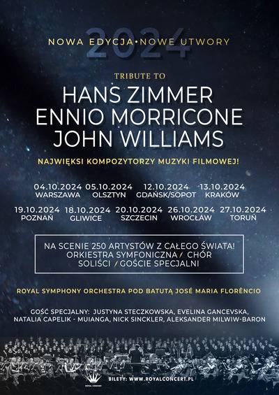 Tribute to Hans Zimmer, Ennio Morricone, John Williams